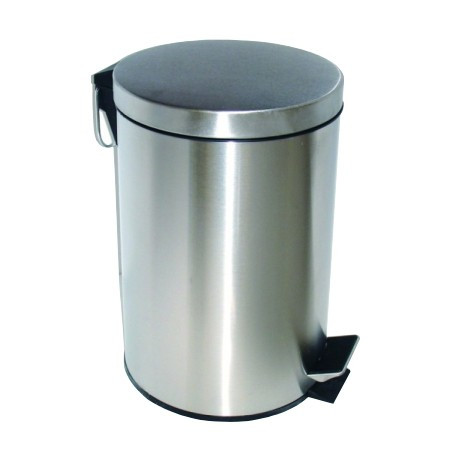 Ksitex GB-12L(М) ведро педальное, матовый хром