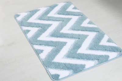 Коврик для ванной Fixsen River голубой 50х80 см. ( FX-5004С)