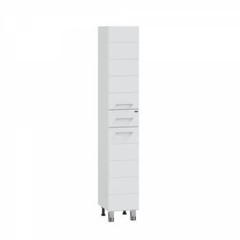 Шкаф-пенал Омега СаНта 300 с 1 ящ. напольный, белый