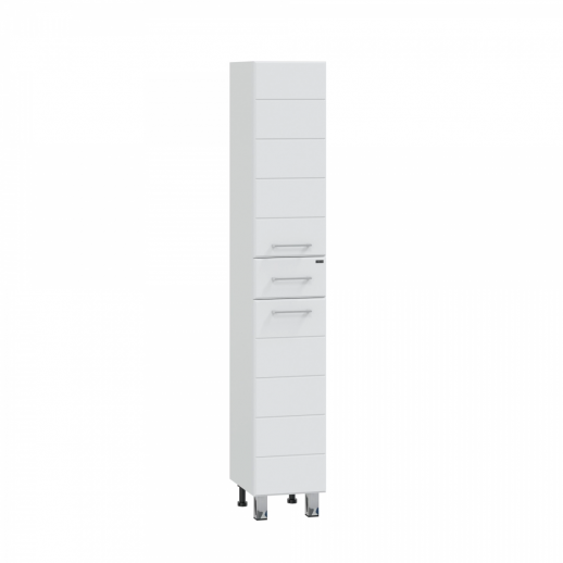 Шкаф-пенал Омега СаНта 300 с 1 ящ. напольный, белый