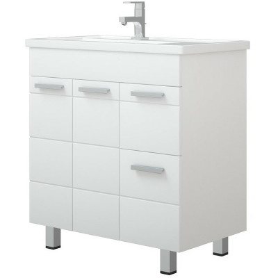 Тумба под раковину Corozo Денвер 80 Z2 SD-00000531 белая напольная