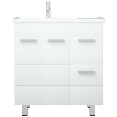 Тумба под раковину Corozo Денвер 80 Z2 SD-00000531 белая напольная