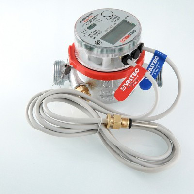 Теплосчетчик квартирный VALTEC VHM-T-15/1,5/O/, с тахометрическим расходомером (для установки на обратный трубопровод) VHM-T-15/1,5-О