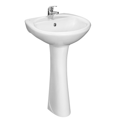 Раковина подвесная Santeri Соната 55 1.3111.2.S00.11B.0 белая круглая