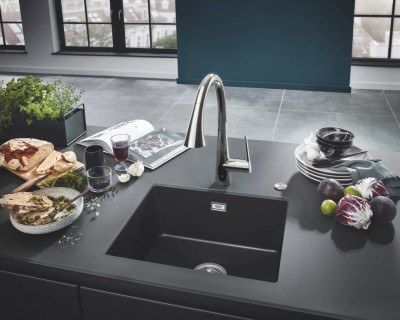 Смеситель для кухни GROHE Zedra New с выдвижной лейкой, хром (32294002)