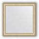 Зеркало настенное Evoform Definite 65х65 Золотые бусы на серебре BY 0782  (BY 0782)