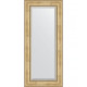 Зеркало настенное Evoform Exclusive 152х67 BY 3558 с фацетом в багетной раме Состаренное серебро с орнаментом 120 мм  (BY 3558)