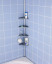 Primanova M-N15-20 угловая полка 4-х ярусная, 21*21см, матово-серая