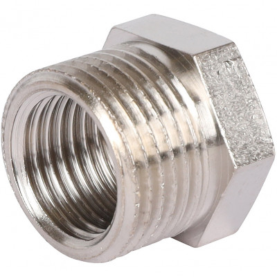 Футорка STOUT латунь резьбовый никелированная 3/8X1/4 SFT-0029-003814