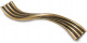 Ручка-скоба Cezares WMN622.BSX.096.D1 Волна 96 мм, левостороняя, бронза  (WMN622.BSX.096.D1)