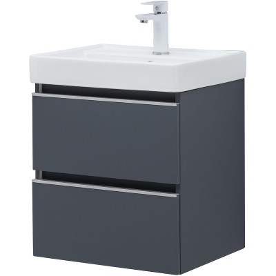 Тумба под раковину Aquanet Вега 50 329588 подвесная маренго