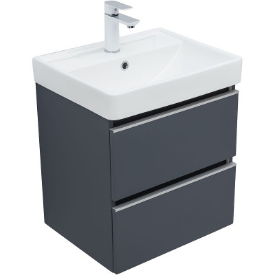 Тумба под раковину Aquanet Вега 50 329588 подвесная маренго