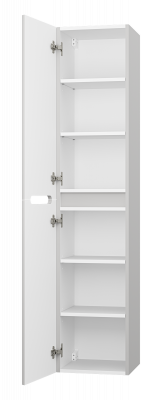 Шкаф-пенал в ванную Brevita Pallisandro 35 подвесной универсальный RCW-140280WH серый