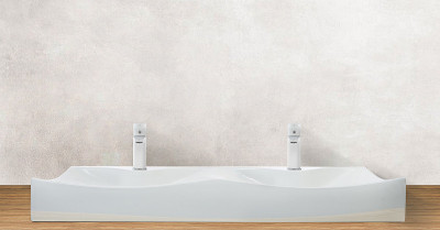 Раковина WeltWasser Elbach 2216 112 10000004587 двойная белый прямоугольная накладная