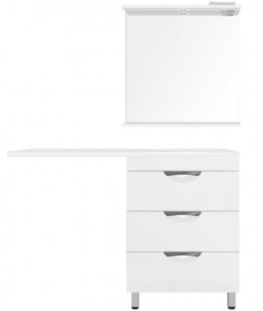 Комплект мебели Style Line Жасмин/Даллас 120 Люкс PLUS R 3 ящика, белый