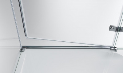 Душевой уголок Belbagno kraft-ah-12-90/100-c-cr-l, левосторонняя, прямоугольная, 90х100х195 см