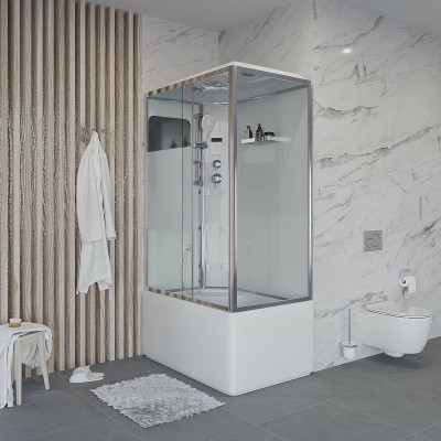 Душевая кабина Niagara Ultra 120x80 L NG-307-01L с гидромассажем прямоугольная