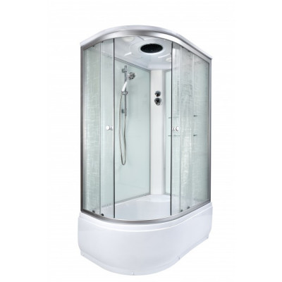 Душевая кабина без г/м Deto ЕМ 4511 LED 110х80 см с глубоким поддоном