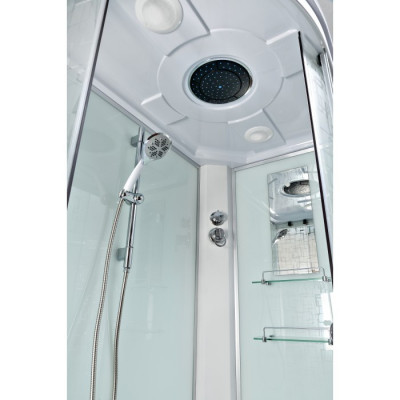 Душевая кабина без г/м Deto ЕМ 4511 LED 110х80 см с глубоким поддоном