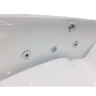 Акриловая ванна Orans 120x170 L 65100xl с гидромассажем асимметричная