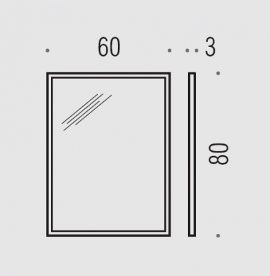 COLOMBO Fashion Mirrors B2044 зеркало в раме