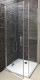 Душевая дверь 120x200 Jacob Delafon Contra E22T121-GA, профиль хром, стекло прозрачное  (E22T121-GA)