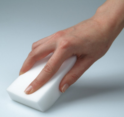 Меламиновая губка Мираклин Белая 12х7.5 см