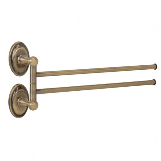 VERAGIO BONJOUR BRONZO VR.BNR-7824.BR полотенцедержатель двойной, 33 см, бронза