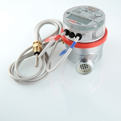 Теплосчетчик квартирный VALTEC VHM-T-15/1,5-СИ-П с тахометр. расходомером, RS-485 и имп. блоком (на под. труб.) Qn=1,5 VHM-T-15/1,5-СИ-П