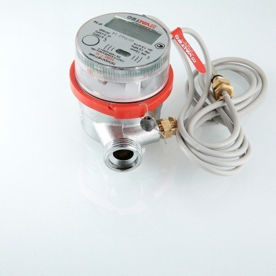 Теплосчетчик квартирный VALTEC VHM-T-15/1,5-СИ-П с тахометр. расходомером, RS-485 и имп. блоком (на под. труб.) Qn=1,5 VHM-T-15/1,5-СИ-П