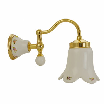 MIGLIORE Provance 17711 светильник настенный, керамика с декором/золото