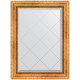 Зеркало настенное Evoform ExclusiveG 89х66 BY 4103 с гравировкой в багетной раме Римское золото 88 мм  (BY 4103)