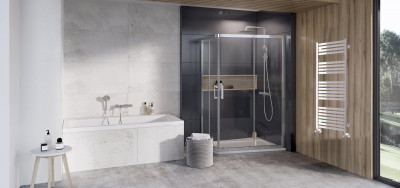 RAVAK X04000083667 Полотенцесушитель водяной Degree 500x1200 хром