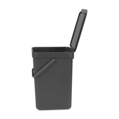 Brabantia Sort & Go 109805 ведро для мусора встраиваемое 12 л, цвет - серый