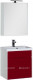 Комплект мебели для ванной Aquanet Латина 60 бордо 1 ящик (00181077)  (00181077)