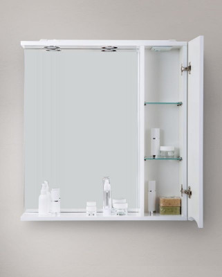 Зеркальный шкаф BELBAGNO MARINO-SPC-800/750-1A-BL-P-R