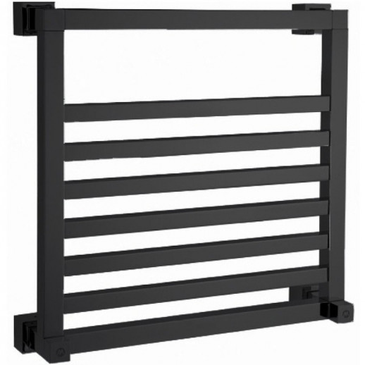 Водяной полотенцесушитель Margaroli Quadri 520x520мм лесенка латунь черный (7105206MBN)