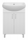 Тумба под раковину напольная Misty Изео 570x343x700 белый (Э-Изе01060-021Н)  (Э-Изе01060-021Н)