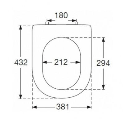 Villeroy&Boch SUBWAY 2.0 9M68S101 сиденье для унитаза, белое