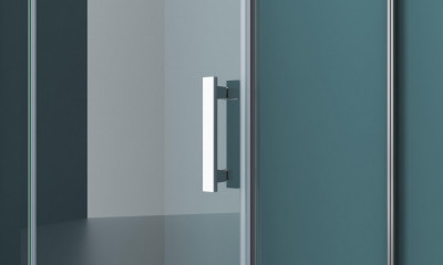 Душевой уголок Belbagno kraft-ah-12-90/80-c-cr-l, левосторонняя, прямоугольная, 90х80х195 см