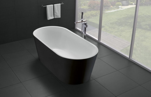 Акриловая ванна BelBagno BB71-1800-NERO 170х80 см