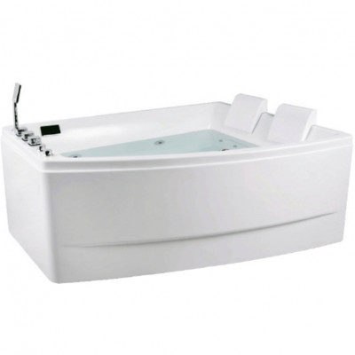 Акриловая ванна Orans 120x170 R 65100xr с гидромассажем асимметричная