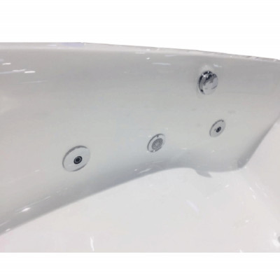 Акриловая ванна Orans 120x170 R 65100xr с гидромассажем асимметричная