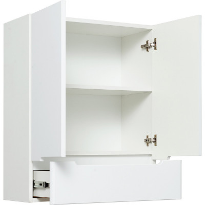 Шкаф подвесной в ванную Runo Парма 60 00-00001042 белый