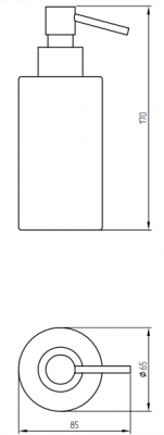 Дозатор настольный MIGLIORE Fortis 29918, бронза