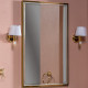 Зеркало в ванную Armadi Art Monaco 566-WG с подсветкой 70х110 см, золото/белый  (566-WG)