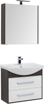 Мебель для ванной Aquanet Остин 75 дуб кантербери/белый напольная/подвесная (00252218)