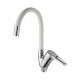 Смеситель для кухни с гибким изливом D-Lin D150303-3, хром/белый (D150303-3)