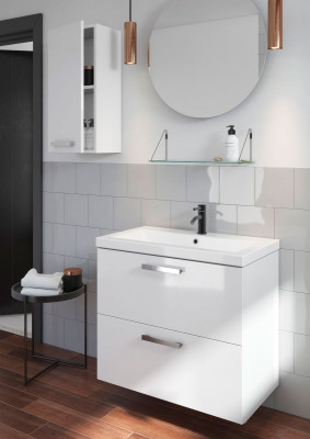 Раковина Cersanit Como 70 S-UM-COM70/1-w подвесная белая прямоугольная