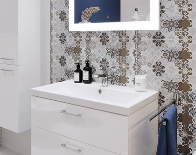 Раковина Cersanit Como 70 S-UM-COM70/1-w подвесная белая прямоугольная